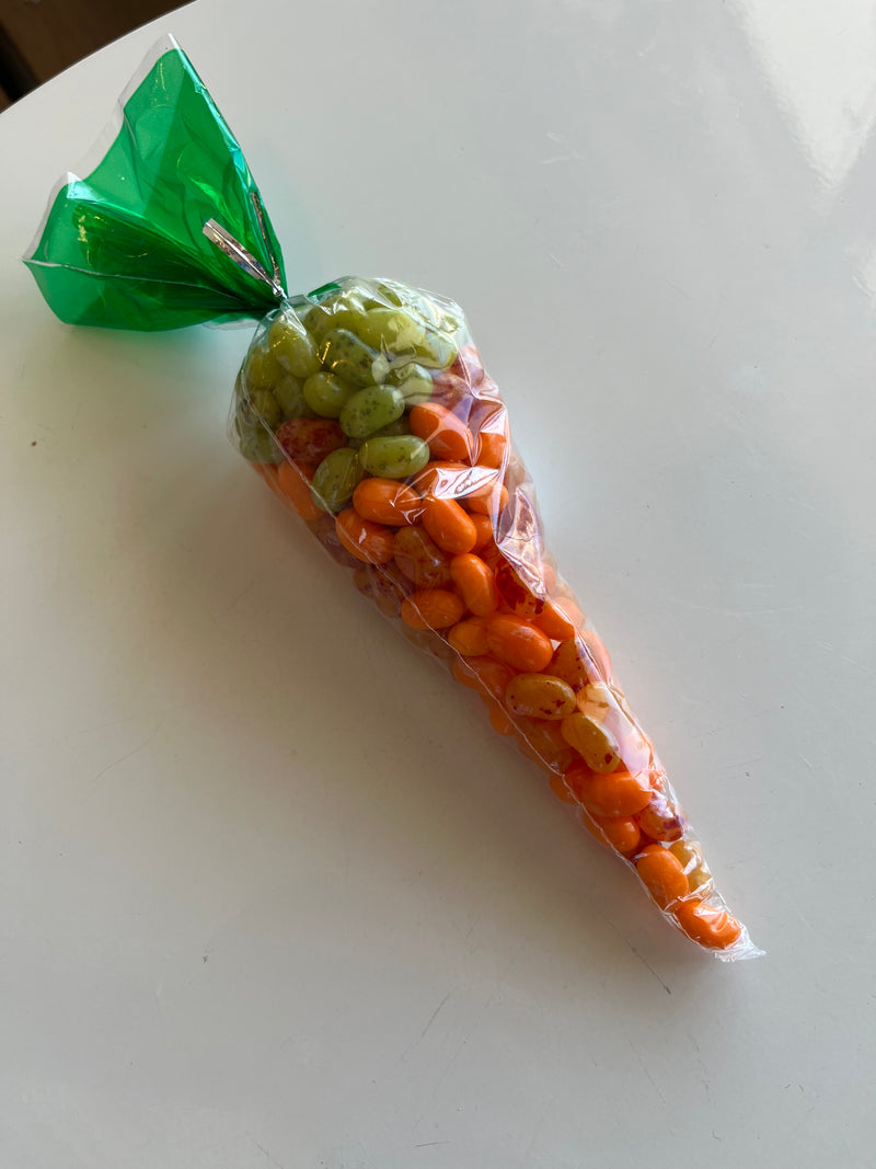 Jelly belly jelly bean carrot