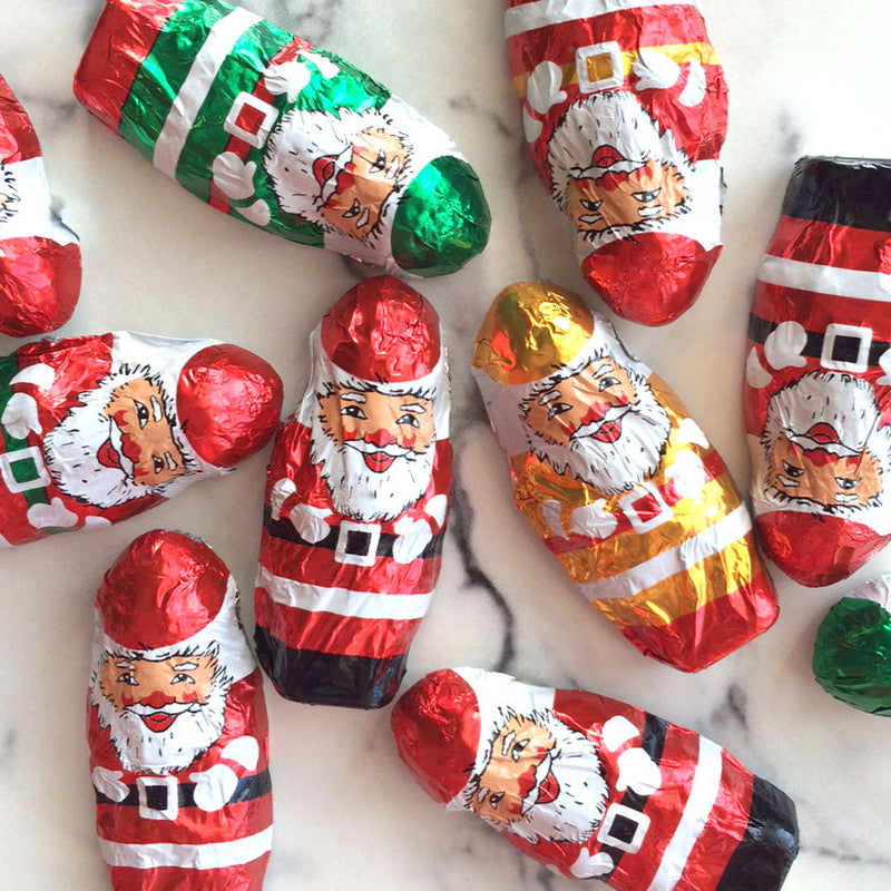 Mini Santa, Milk or Dark Chocolate